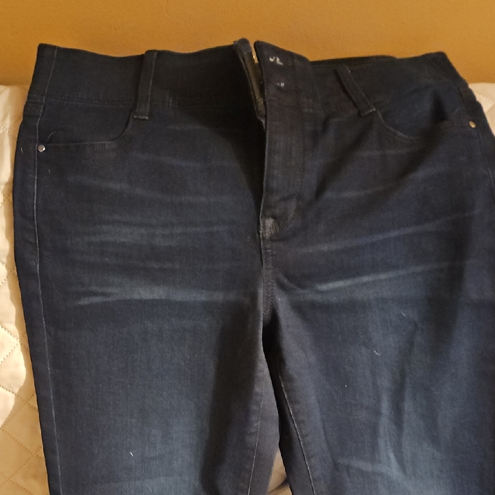 Nine West Women's Straight Leg Jeans - Midnight Blue